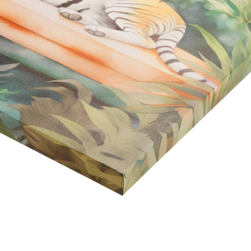 Gracie Mills Louise Tranquil Sorbet Sky Gel Coat Canvas - 16 x 20 - Multi10