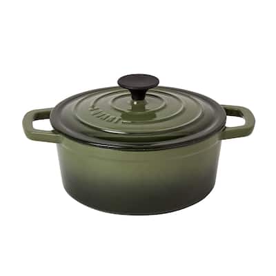 Smith & Clark Iron Works 3-Quart Enamel Dutch Oven - Green