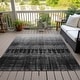 preview thumbnail 7 of 16, Machine Washable Indoor/ Outdoor Boho Ombre Chantille Rug