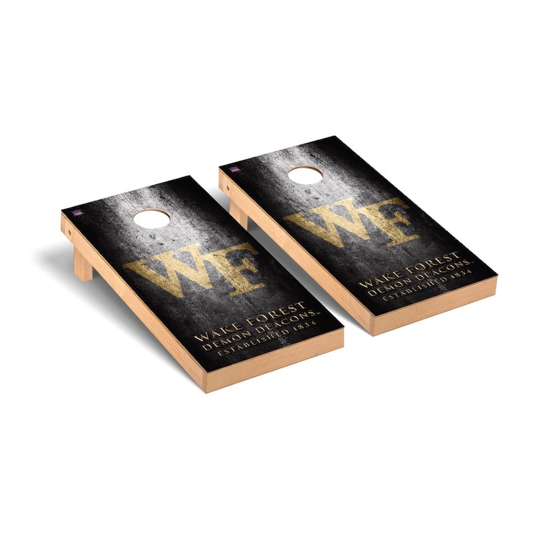 Wake Forest Demon Deacons 2x4 Pro Cornhole Boards - V8 - Include Team Bags + Carry Case