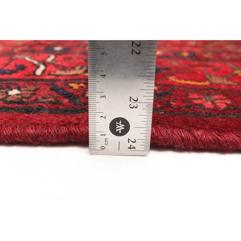 ECARPETGALLERY Hand-knotted Anadol Red Wool Rug - 4'1 x 6'7