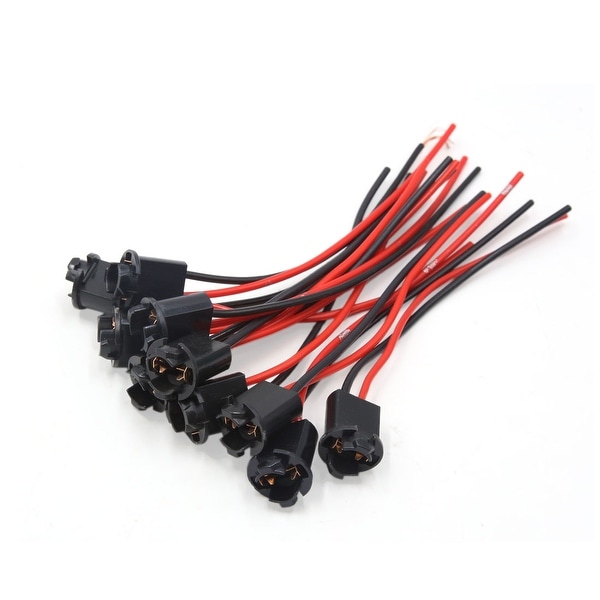 shop 10pcs plastic car t10 light lamp bulb extension wiring harness OBD0 to OBD1 Conversion Harness 10pcs plastic car t10 light lamp bulb extension wiring harness socket connector
