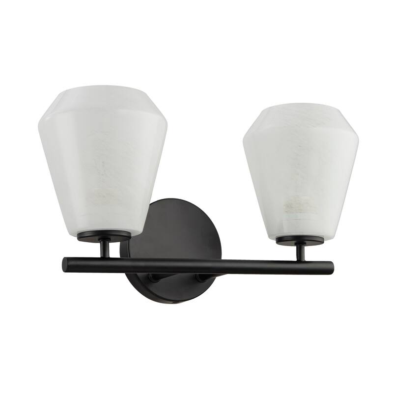 Artcraft Brooke Bathroom Vanity - Wispy White Glassware Shade