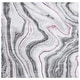 preview thumbnail 25 of 104, SAFAVIEH Craft Clytie Modern Abstract Marble Pattern Rug 6'7" Square - Grey/Wine - Square