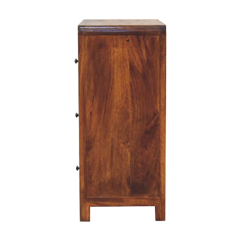 Artisan Furniture Solid Wood Aspen Chest, Brown, 3 Drawers - N/A