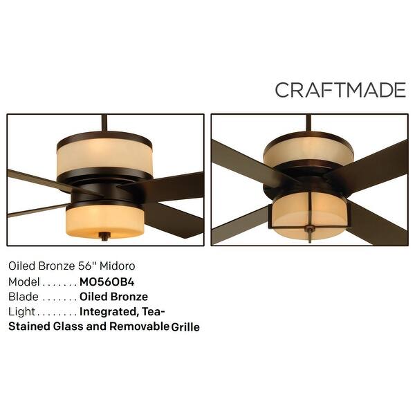 Shop Craftmade Midoro Midoro 56 4 Blade Ceiling Fan Blades