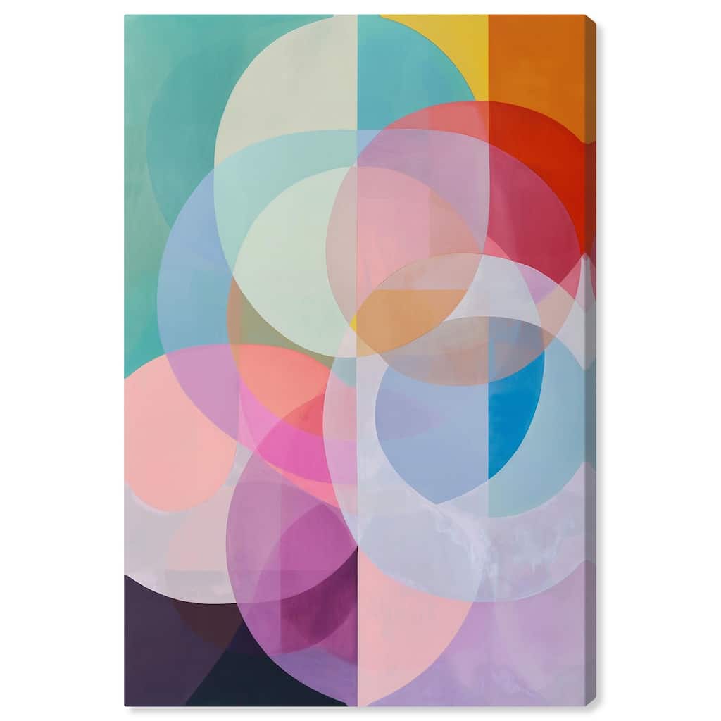 Oneiric Circles II Canvas by Art Remedy, Gallery Wrapped