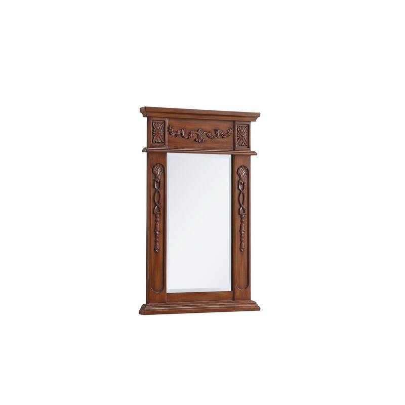 Elegant Lighting Antique Beige Vanity Mirror (22" x 28")