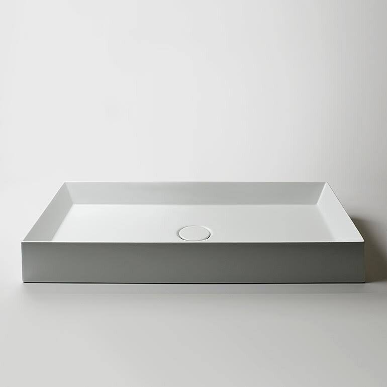 WS Bath Collections Track 27-3/5" Ceramic Vessel Bathroom Sink