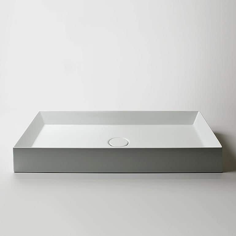 WS Bath Collections Track 27-3/5" Ceramic Vessel Bathroom Sink