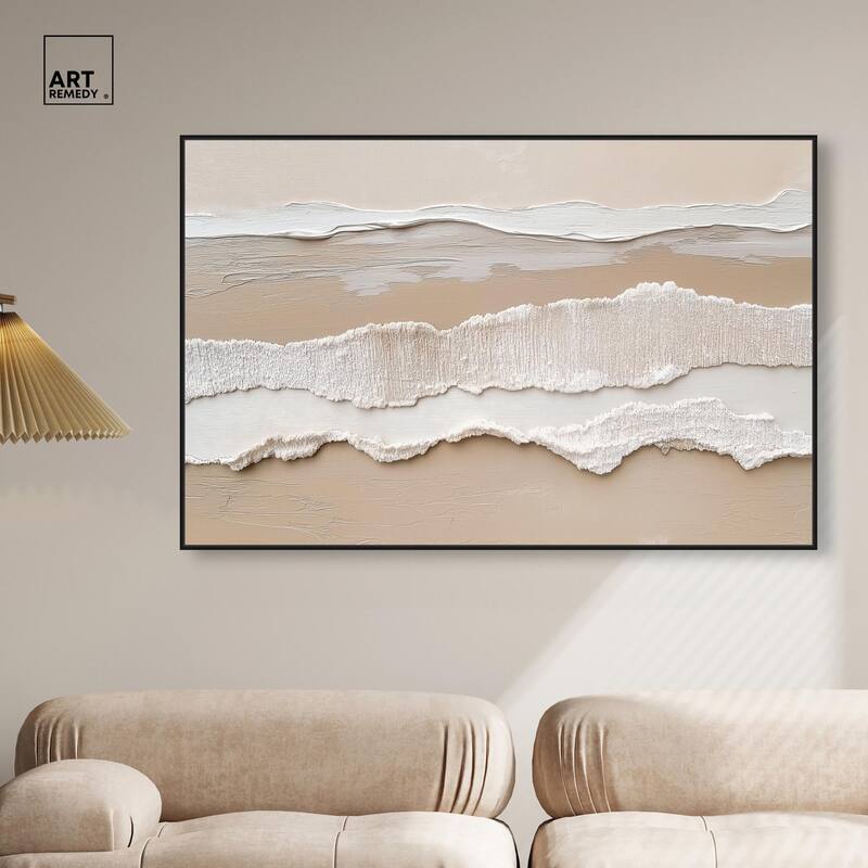 Textured Sea II Canvas by Art Remedy