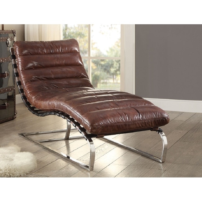 Strick & bolton soloway bonded leather hotsell lounge chair