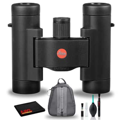 Leica 8x20 Ultravid BR Binocular (Black) with Carry Case and Cleaning