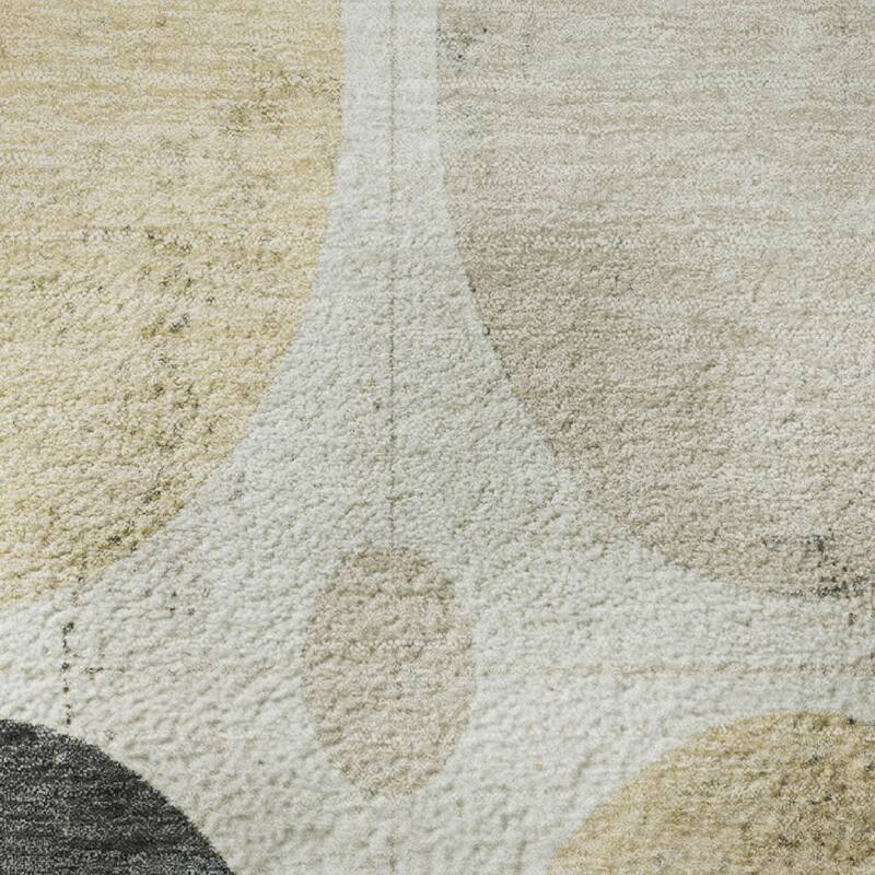 Premium Washable Super Soft Casual Circles Mayfield Rug