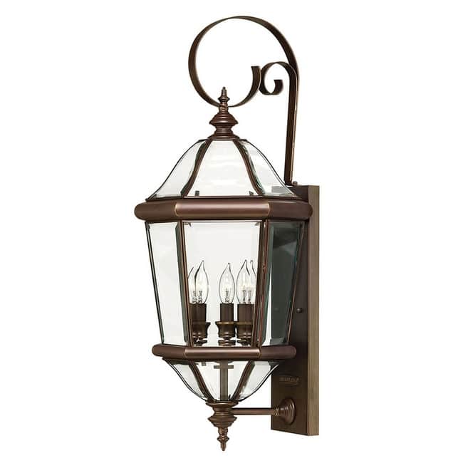 Hinkley Lighting 27" Height 3 Light Lantern Outdoor Wall Sconce from