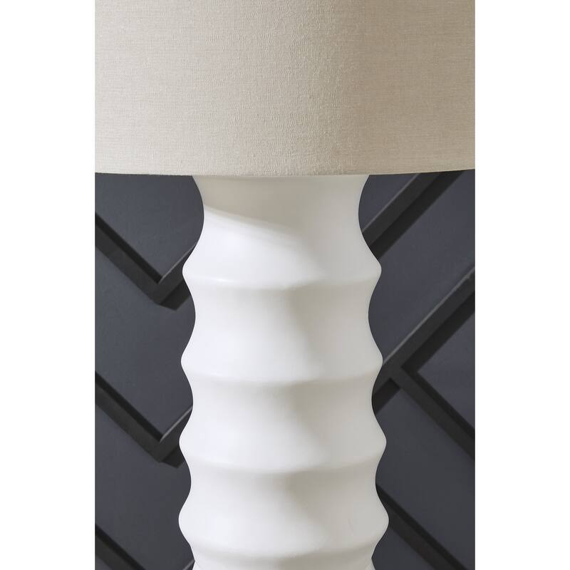 Signature Design by Ashley Veraleigh White Floor Lamp - 23" W x 23" D x 67.25" H