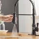 preview thumbnail 7 of 36, Single Handle Kitchen Sink Faucet With Pull Down Sprayer Commercial Kitchen Faucet One Hole Spring High Arc Gooseneck Bar Faucet