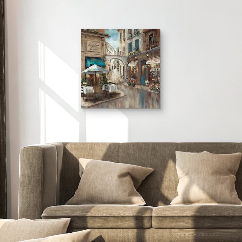 Provence Café I by Nan Canvas Art Print
