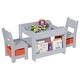 preview thumbnail 1 of 8, 3 in 1 Activity Kids Art Table and Chair Set Grey