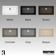 preview thumbnail 11 of 47, Karran Undermount 32.5 in. Large Single Bowl Quartz Workstation Kitchen Sink