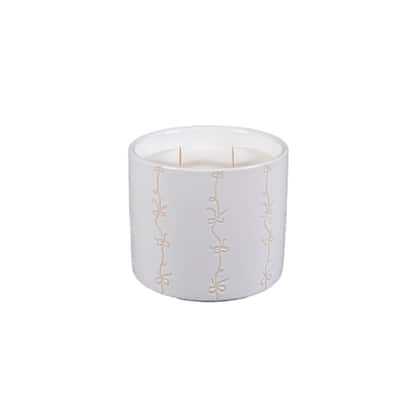 5.13in Ceramic WW Ribbon Candle (18.5oz)