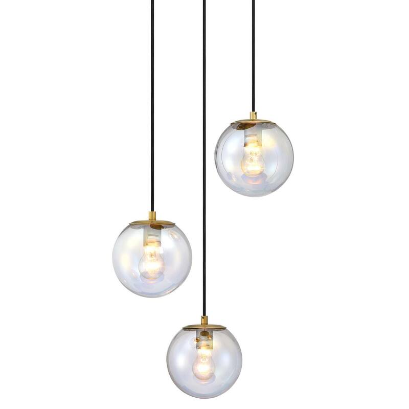 Designers Fountain D354M-3CHA Neva 3 Light 18" Wide Chandelier - Brushed Gold