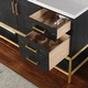 preview thumbnail 57 of 143, Altair Wildy Bathroom Vanity with White Composite Stone Top without Mirror