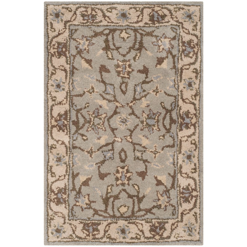 SAFAVIEH Handmade Heritage Scrollwork Traditional Oriental Wool Rug