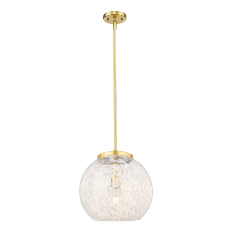 Innovations Lighting 221-1S-17-14 White Mouchette Pendant White