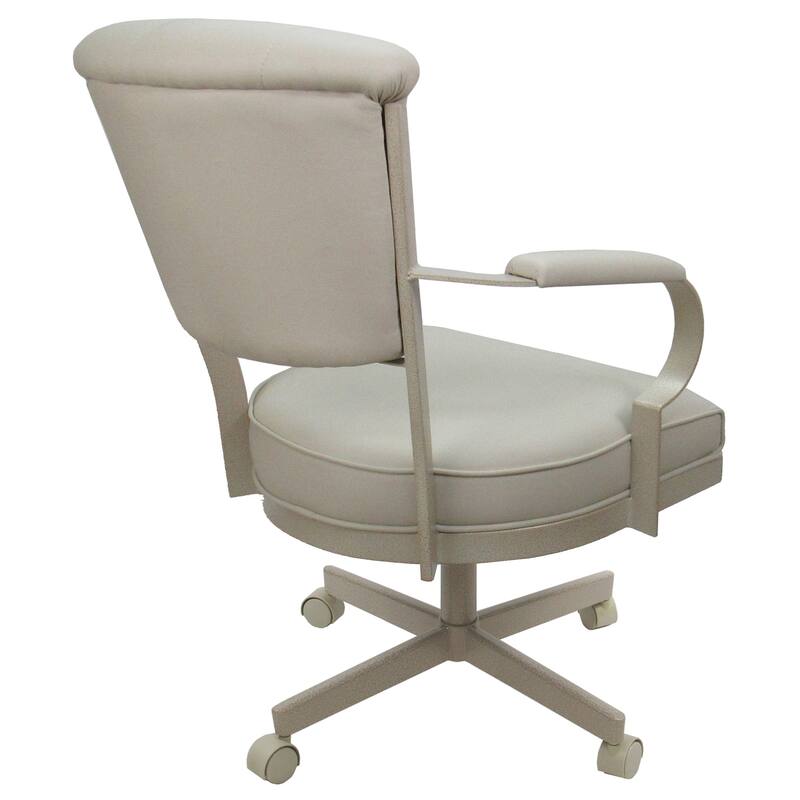 Miami Swivel Metal Caster Chair on Reading Base - 18" High Seat
