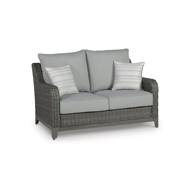 Signature Design by Ashley Elite Park Outdoor Loveseat - 57"W x 36"D x 33"H