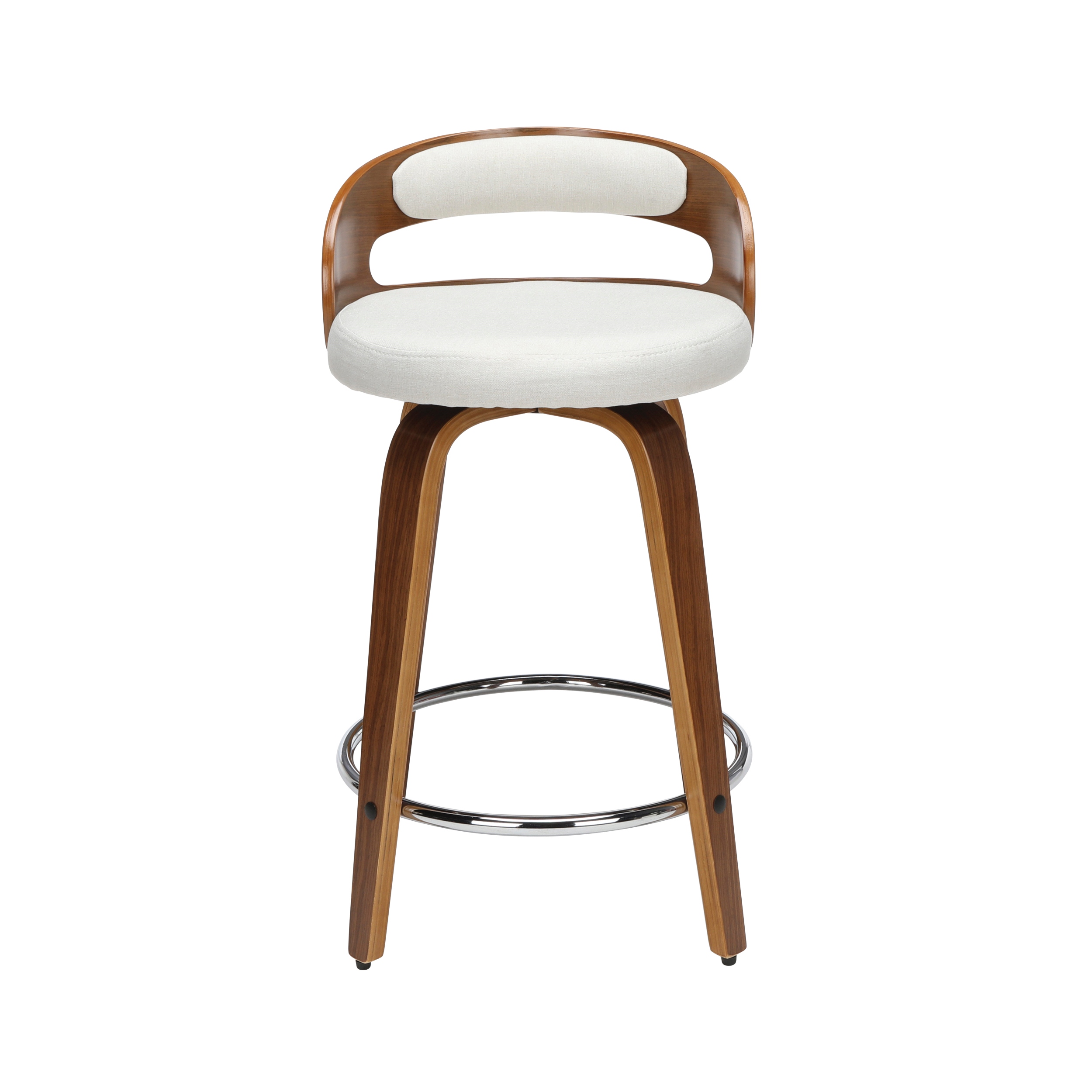 Carson Carrington Uggelhult Bentwood Swivel Stool Bed Bath