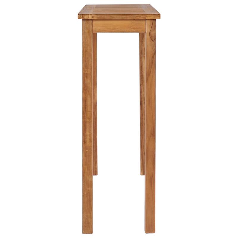 Chic Teak Santa Monica Outdoor Teak Wood Serving Table