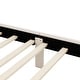 preview thumbnail 10 of 10, Twin Size Curved Design Platform Bed Upholstered Bed Frame