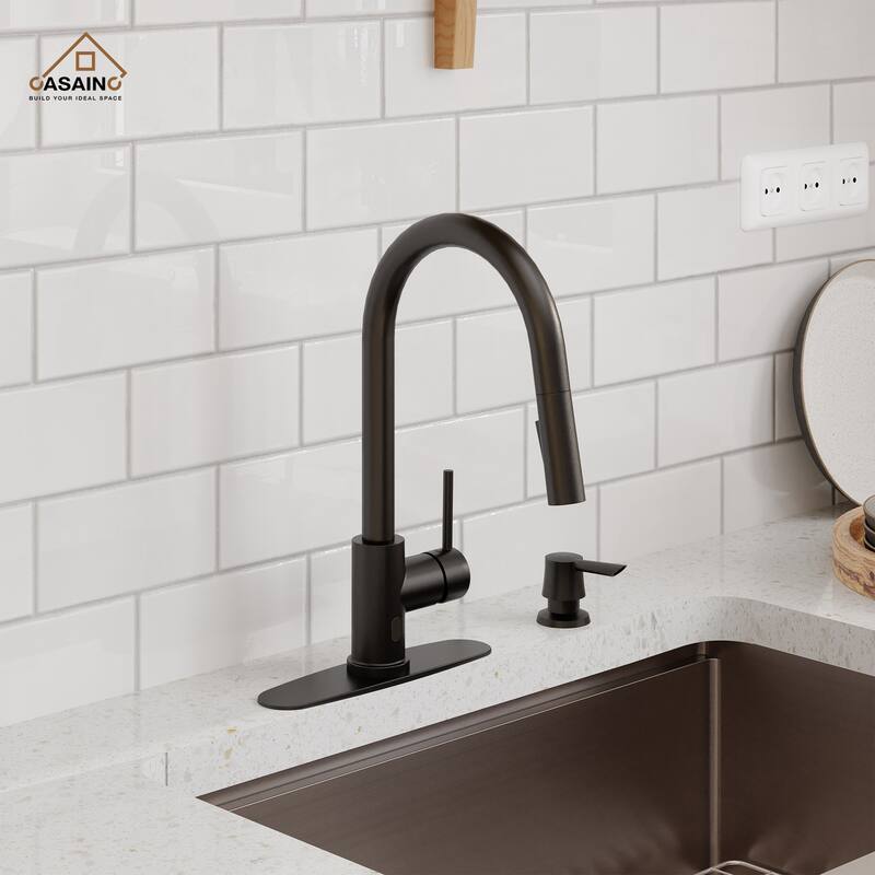 Single Handle Smart Touchless Pull-Down Sprayer Kitchen Faucet