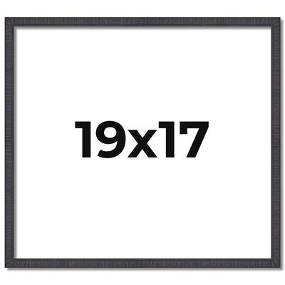 19x17 Frame Brown Solid Wood Picture Frame - Complete Modern Photo