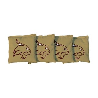 Texas State University Bobcats Gold Cornhole Bags