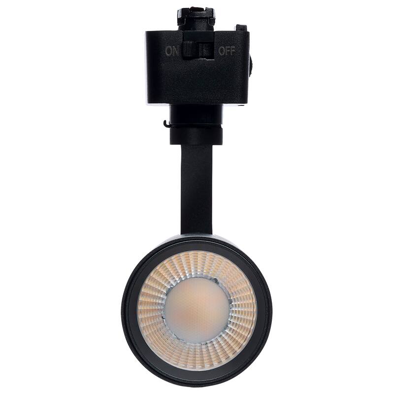 10W LED Track Head 36 Degree Beam Spread J-Style Track 5 CCT Selectable Matte Black - Matte Black