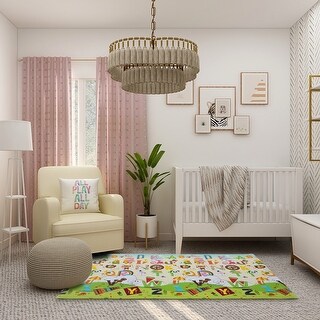 Child crawling mat Greatalphabet animal element