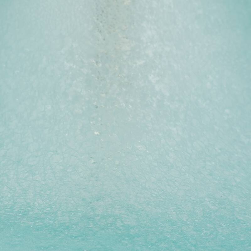 Sagebrook Home Modern Coastal Glass Table Lamp, Green Finish, Made with Glass, Metal, Linen, and Acrylic - 15" x 15" x 26"