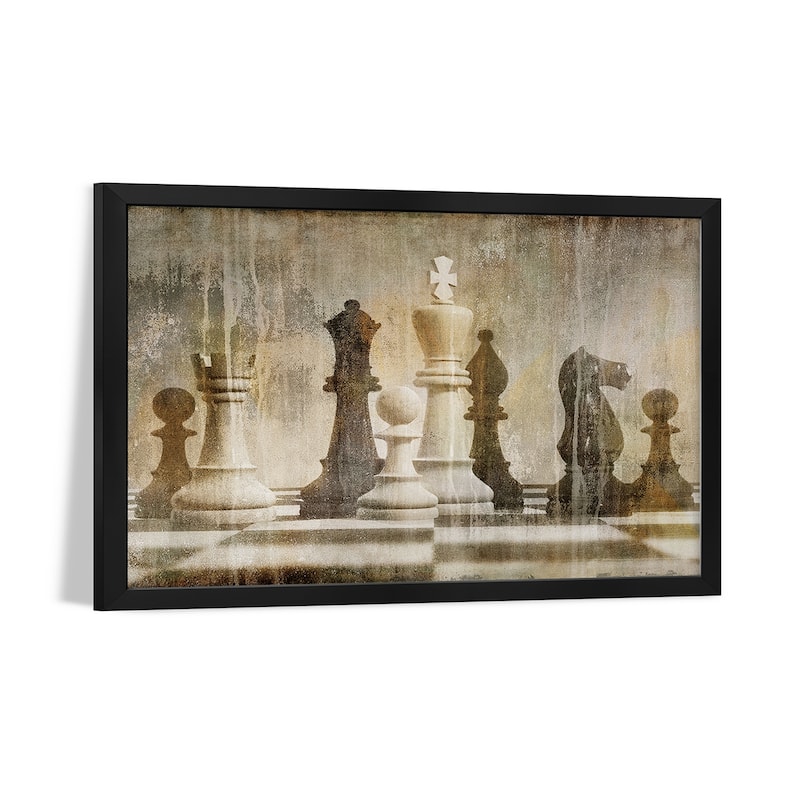 Chess Premium Framed Poster by Russell Brennan