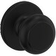 preview thumbnail 12 of 10, Kwikset Cove Passage Door Knob Set Matte Black