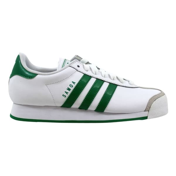 Shop Adidas Men S Samoa White Green G22597 Overstock 27340209