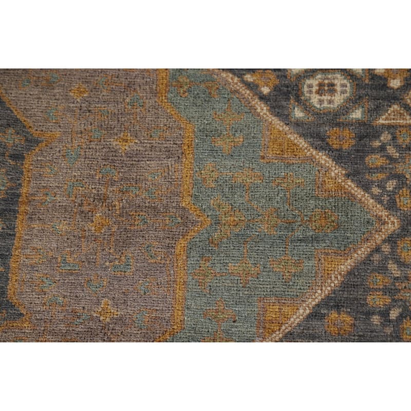 Geometric Kazak Oriental Area Rug Handmade Traditional Wool Carpet - 6'8" x 9'8"