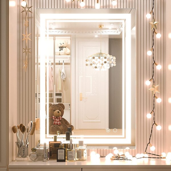 Vanity mirror with lights bed bath and beyond on sale