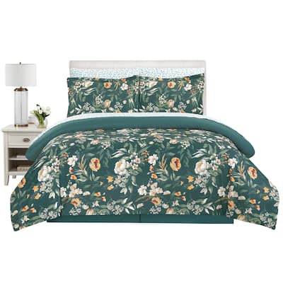 Elegantly Modern Bloom 7-Piece Comforter Set
