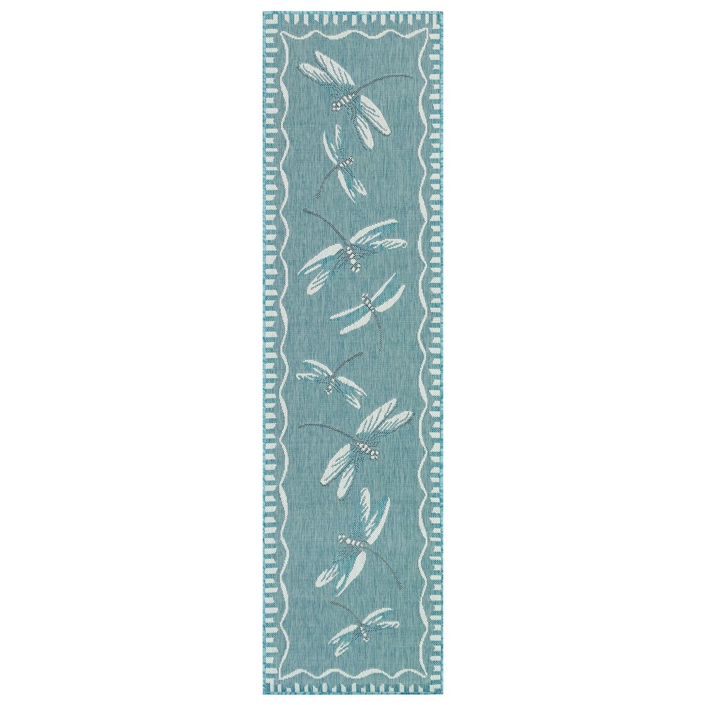 Liora Manne Carmel Dragonfly Indoor/Outdoor Rug