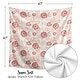 preview thumbnail 5 of 4, Sweet Jojo Designs Blush Pink Boho Shabby Chic Floral Girl Baby Swaddle Receiving Blanket Bohemian Vintage Watercolor Flower