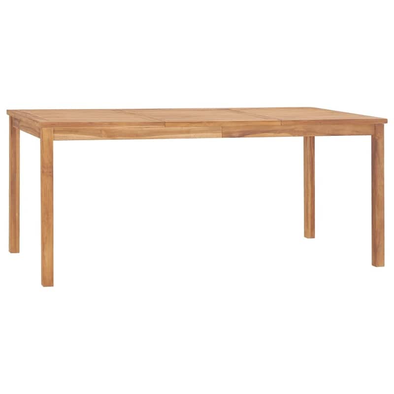 vidaXL Solid Wood Teak Patio Dining Set Garden Outdoor Table Chair 3/4/5/7/9 Piece