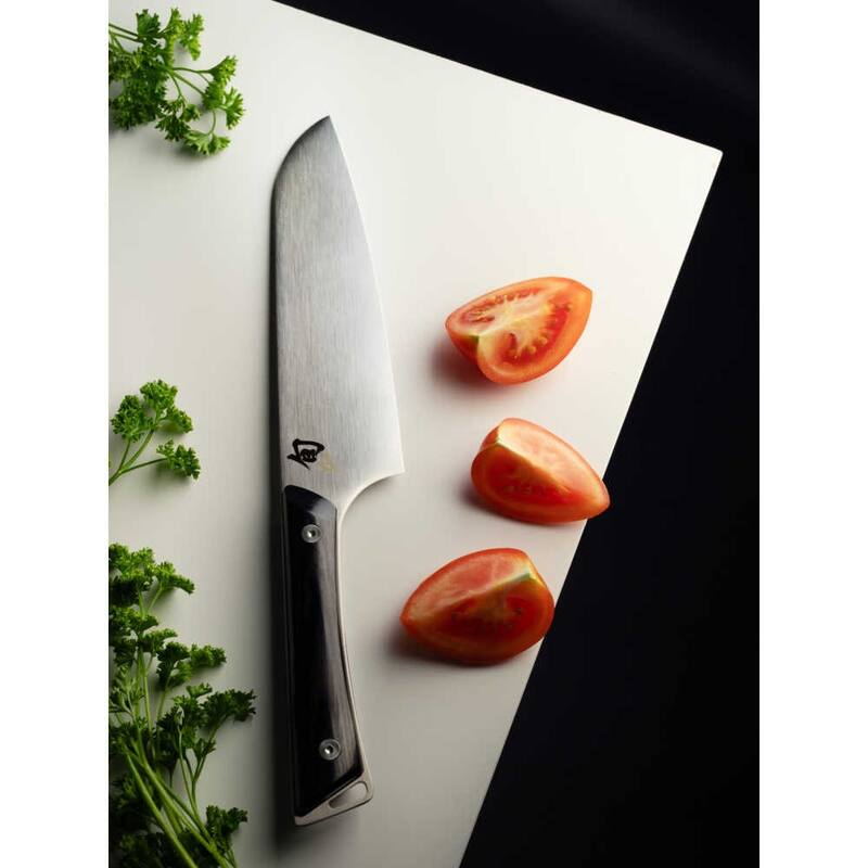 Shun Kazahana Santoku Knife, 7"